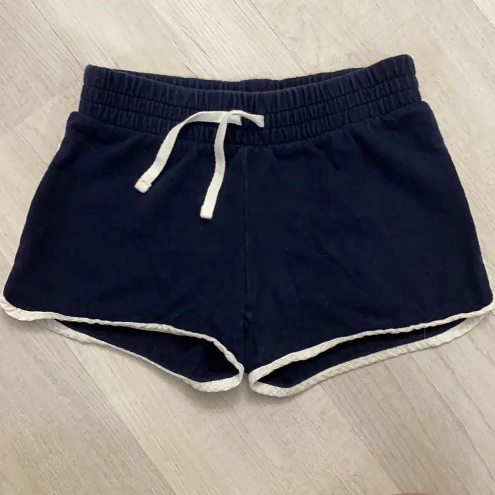 Gap Kids Girls Navy Blue White Trim Pull On Shorts